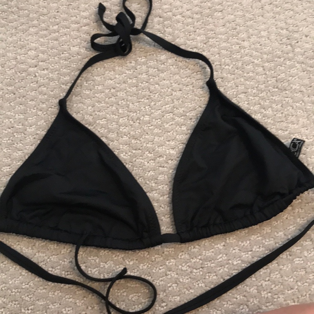Black bikini top